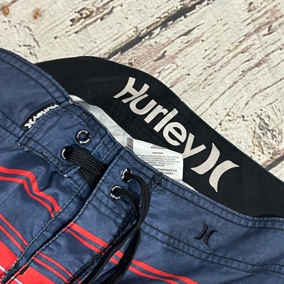 Hurley Multi Color Men's Board Shorts Swim Trunks - Picture 5 of 7